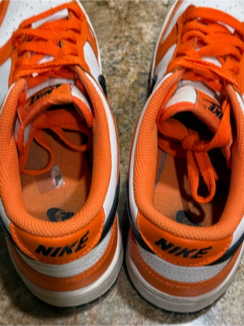 Nike Dunk Low GS Halloween 2022 Youth Size 7Y DH9765-003 Orange White - Picture 5 of 14